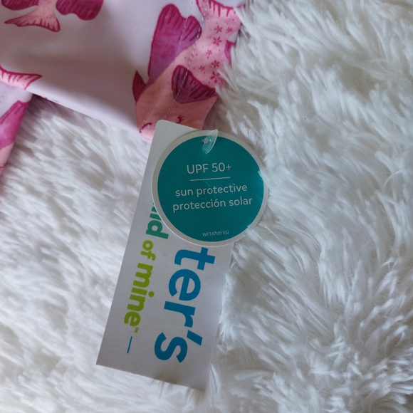 Carter's Pink Fish Pattern Rashguard - Picture 4 of 5